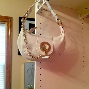 Charles David White Shoulder Bag